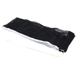 premium black table tennis net polyester cotton - ping pong accessory for gym & school
