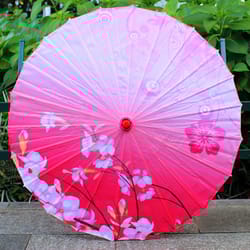 vintage oiled paper umbrella, perfect for dance, photography, and costumes in antique style