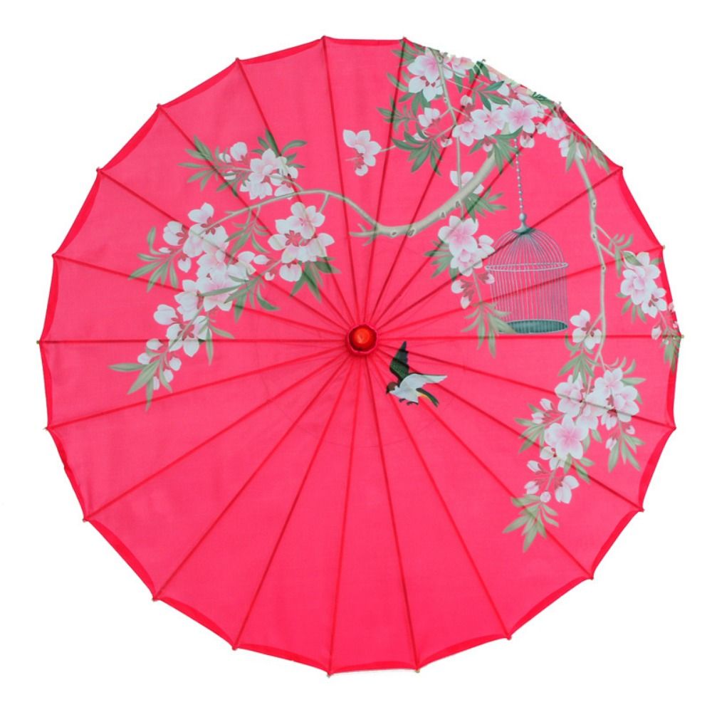 Vintage Oiled Paper Umbrella, Perfect for Dance, Photography, and Costumes in Antique Style