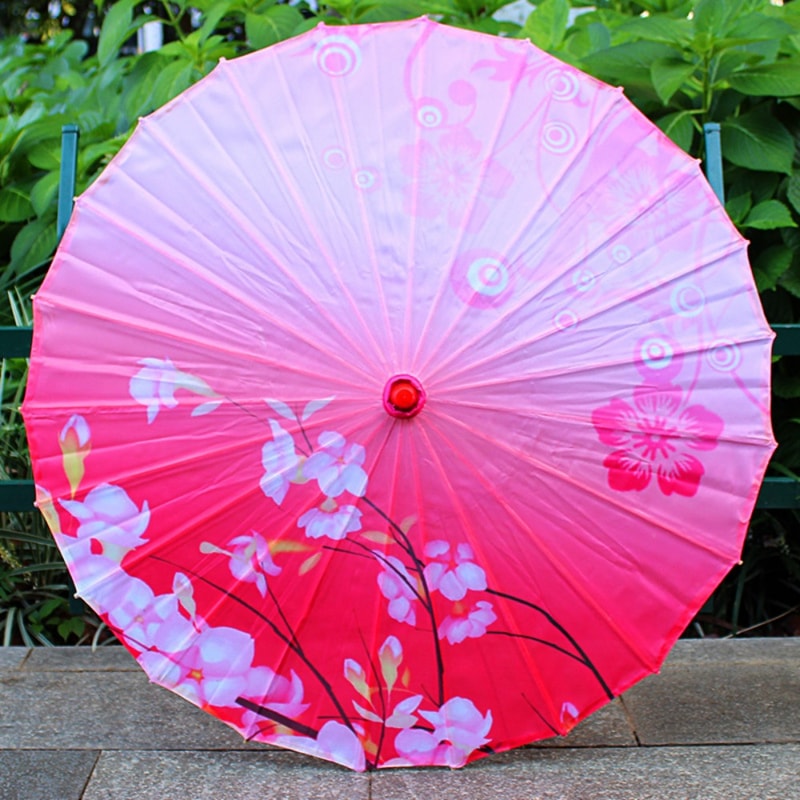 Vintage Oiled Paper Umbrella, Perfect for Dance, Photography, and Costumes in Antique Style