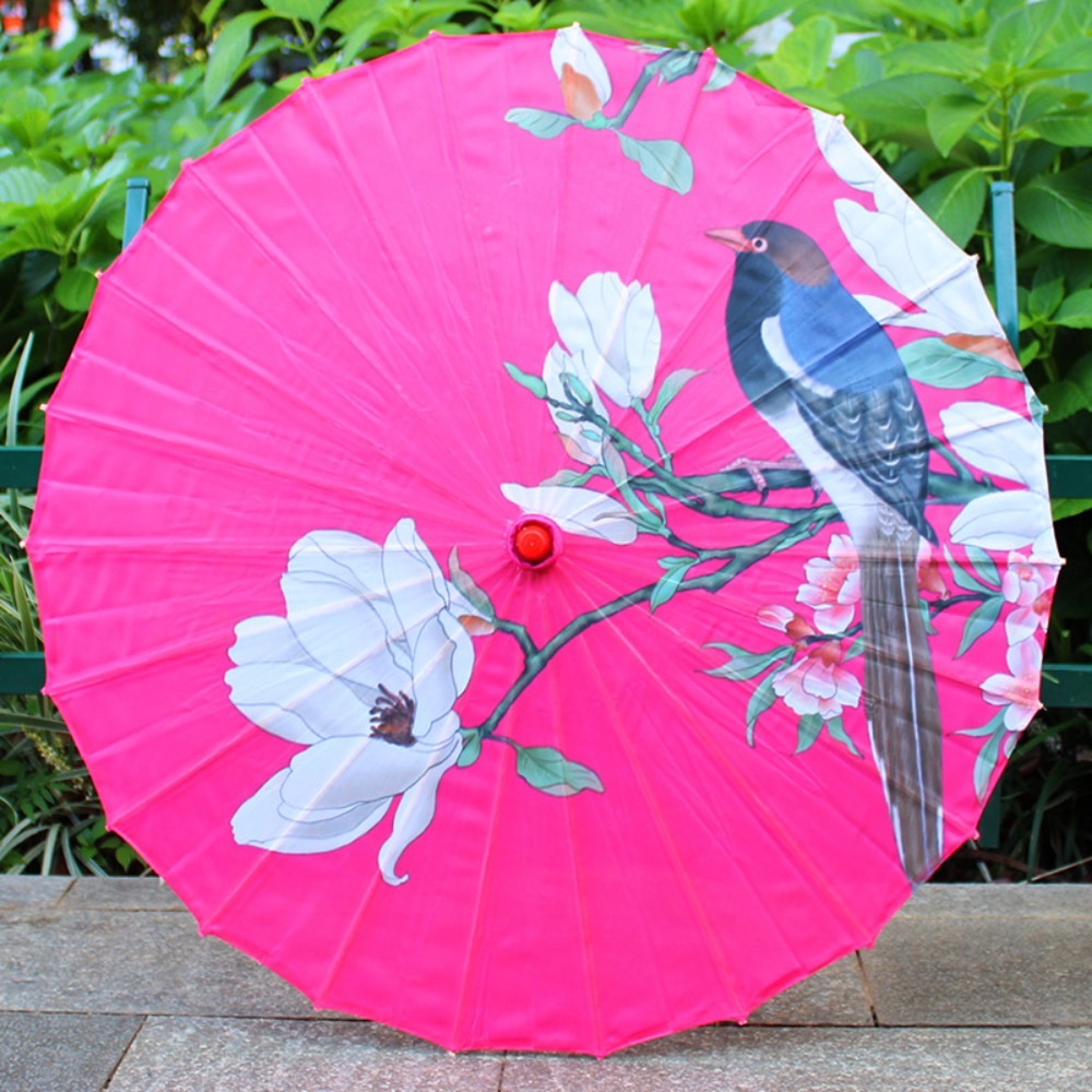 Vintage Oiled Paper Umbrella, Perfect for Dance, Photography, and Costumes in Antique Style