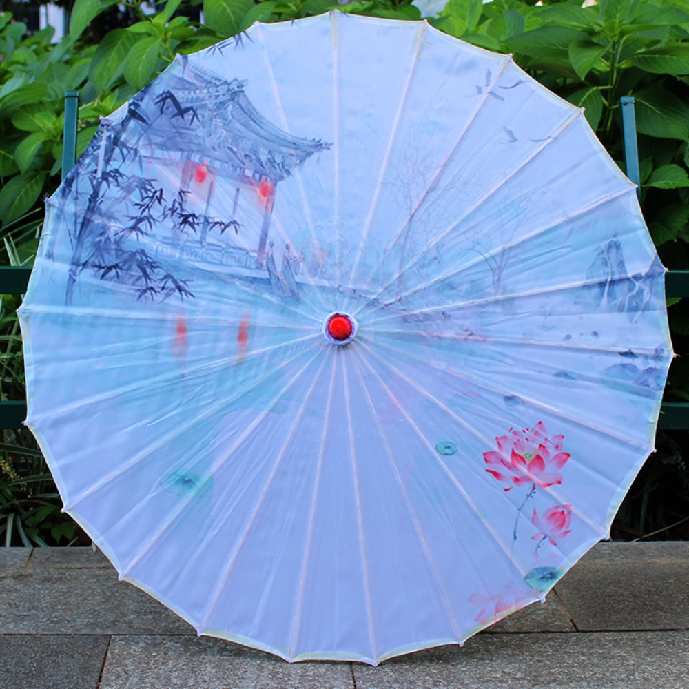 Vintage Oiled Paper Umbrella, Perfect for Dance, Photography, and Costumes in Antique Style