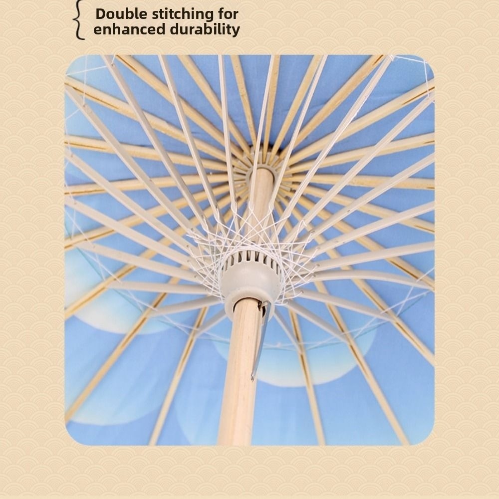 Jasmine Blossom Antique Style Oiled Paper Umbrella Dance Prop Photography Umbrella Beautiful Colors 0