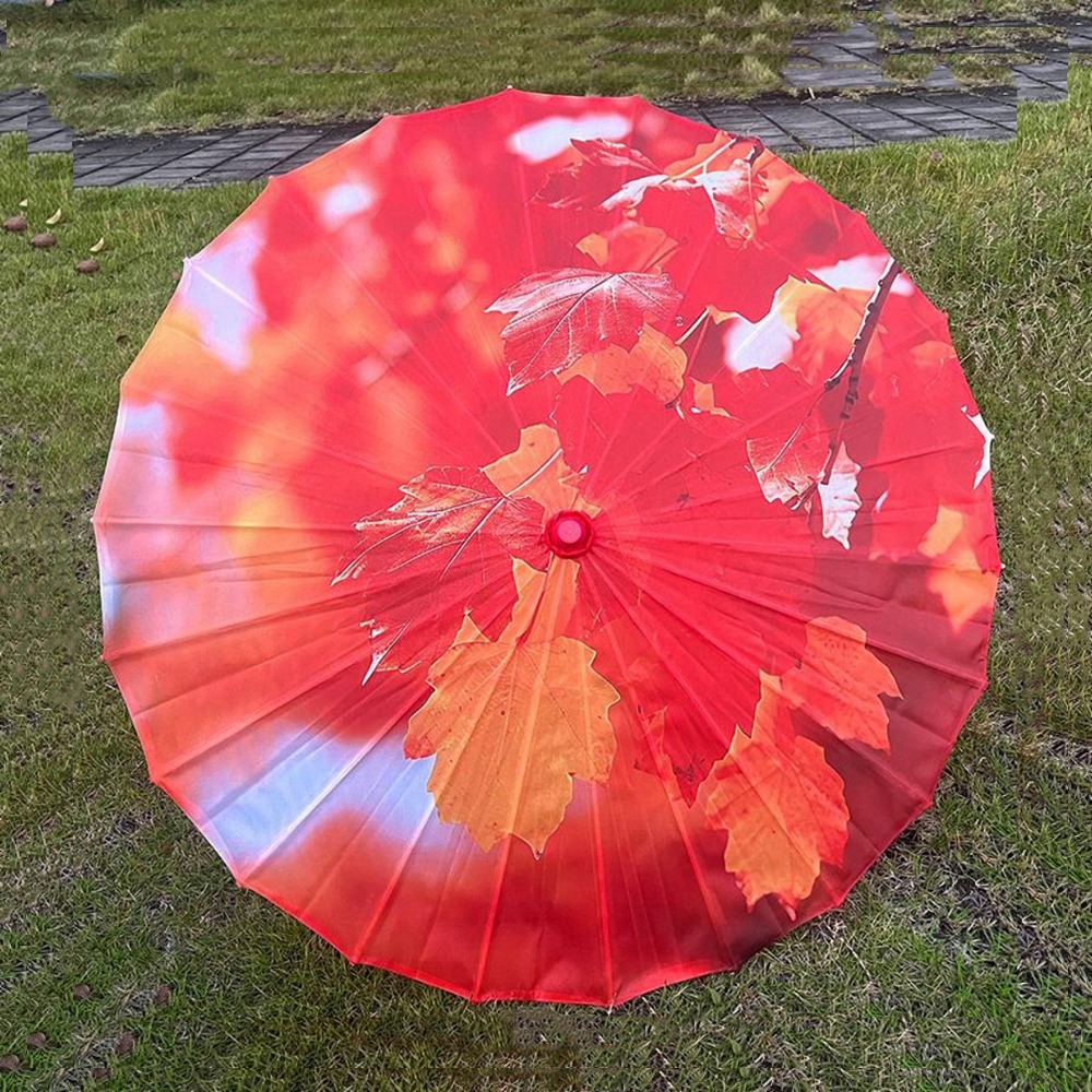 Jasmine Blossom Antique Style Oiled Paper Umbrella Dance Prop Photography Umbrella Beautiful Colors 7