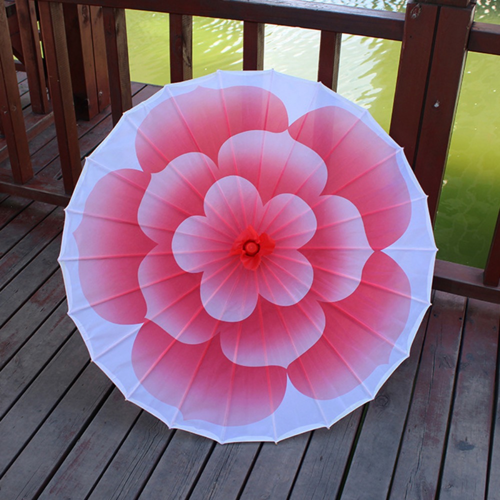 Jasmine Blossom Antique Style Oiled Paper Umbrella Dance Prop Photography Umbrella Beautiful Colors 14