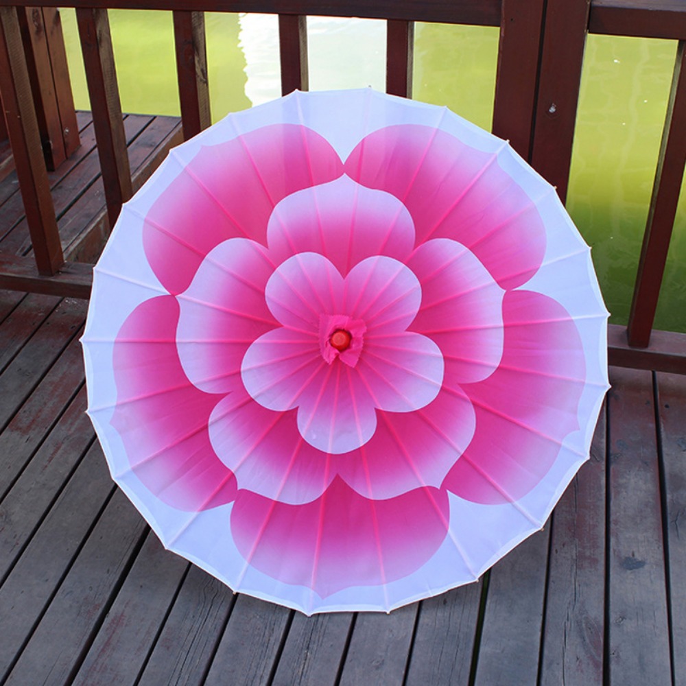 Jasmine Blossom Antique Style Oiled Paper Umbrella Dance Prop Photography Umbrella Beautiful Colors 13
