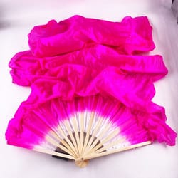 silk belly dancing fans, performance props for dancer practice, elegant dance accessories