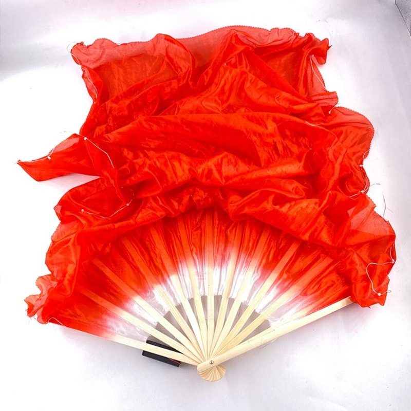 Silk Belly Dancing Fans, Performance Props for Dancer Practice, Elegant Dance Accessories
