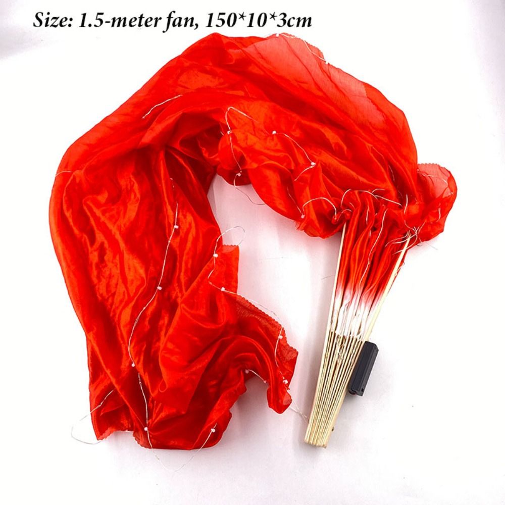 Silk Belly Dancing Fans, Performance Props for Dancer Practice, Elegant Dance Accessories