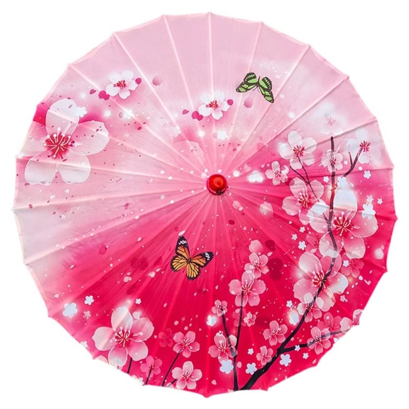 Colorful Antique Style Hanfu Oil Paper Umbrella for Cosplay & Dance