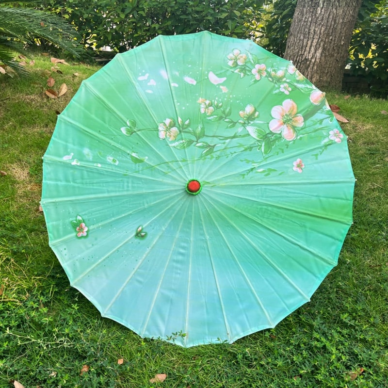 Colorful Antique Style Hanfu Oil Paper Umbrella for Cosplay & Dance