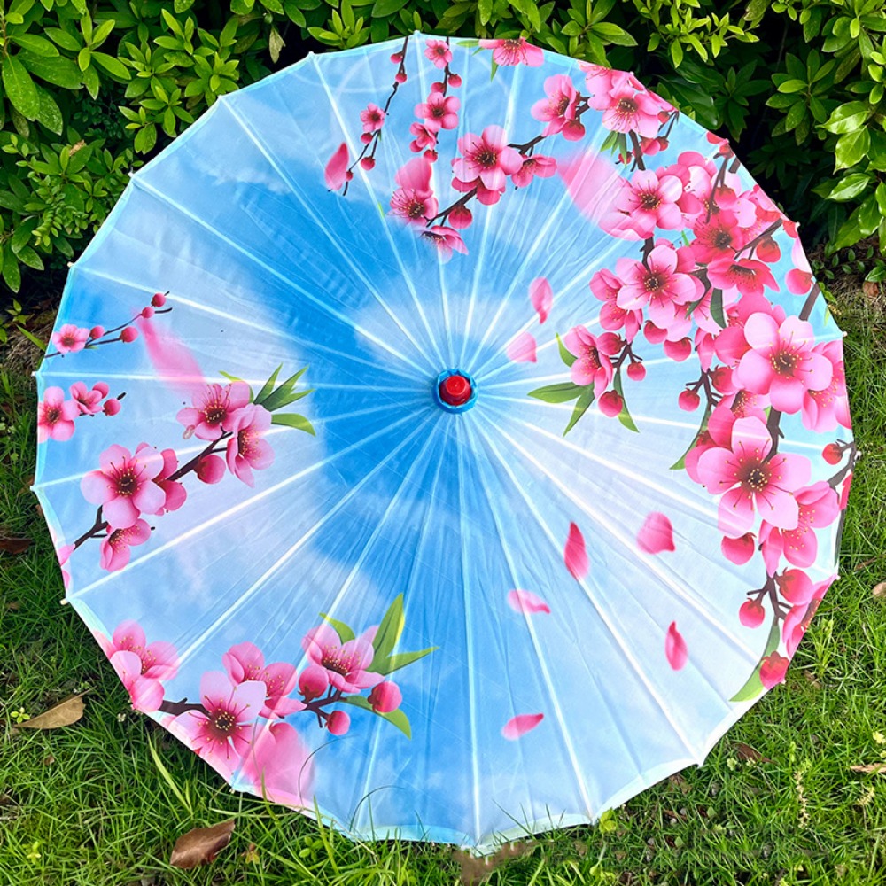 Colorful Antique Style Hanfu Oil Paper Umbrella for Cosplay & Dance