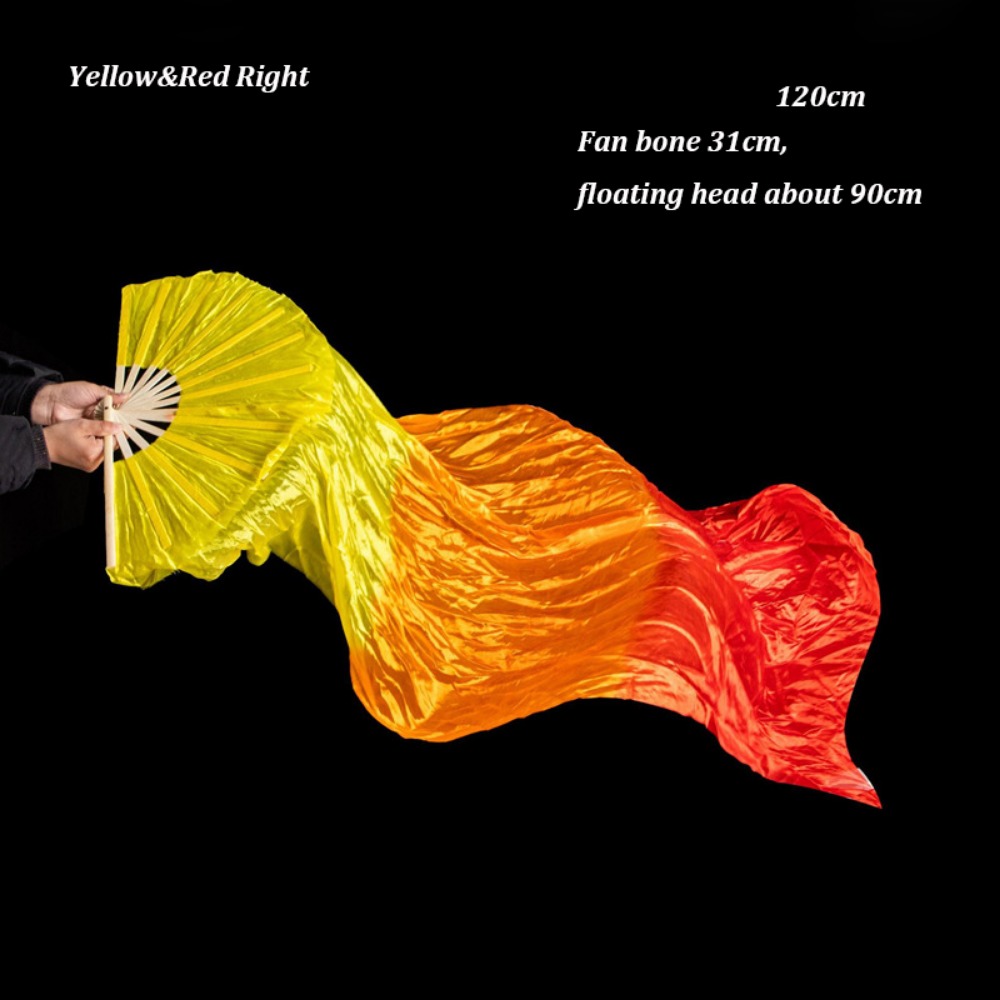 Dance Accessories, Multicolors Rayon Silk Fans for Dancer Practice