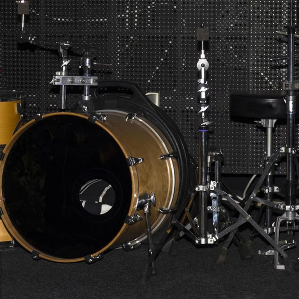 Practical Drum Accessories, Professional Bass Drum Port Hole Protector, Anti-Slip Drum Patch