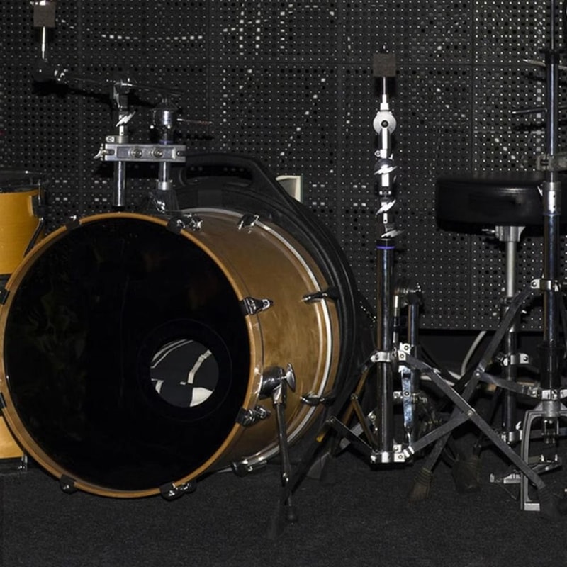 Practical Drum Accessories, Professional Bass Drum Port Hole Protector, Anti-Slip Drum Patch
