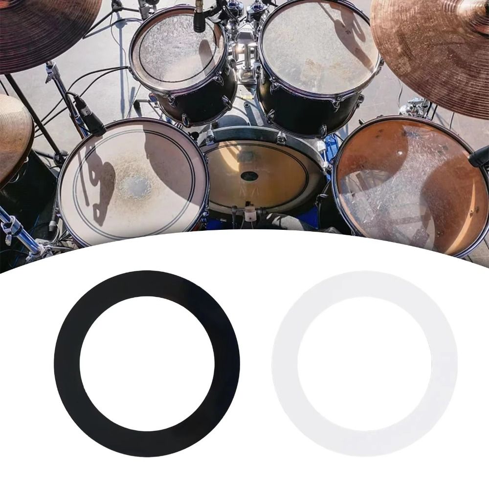 Practical Drum Accessories, Professional Bass Drum Port Hole Protector, Anti-Slip Drum Patch