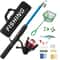 Fishing Rod Set with Reel Combo, Telescopic Soft Bait Fishing Tackle, Full Set with Bag, Portable Fishing Accessories