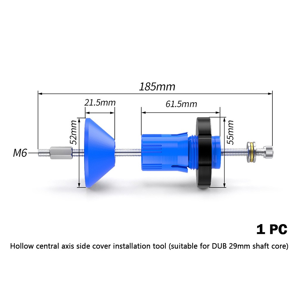 Integrated Dustproof Cover, Hollow Installation Tool for Bike Repair