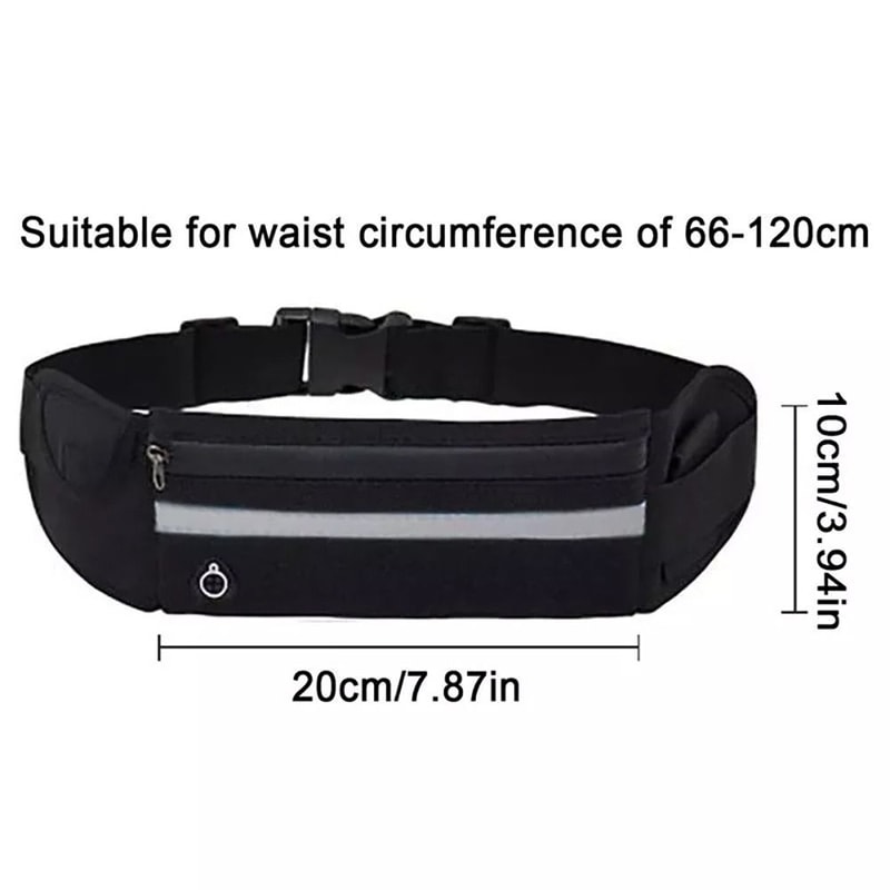 Waterproof Durable Running Waist Bag, Sports Fanny Pack for Gym, Cycling Belt Bag