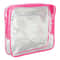 Transparent Clear Travel Bags with Zipper Closure, Handle Straps, Cosmetic and Makeup Bags for Travel Use