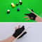 Elastic Snooker Gloves NonSlip Spandex Billiards Gloves Breathable Three Finger Open Gloves For Men 3