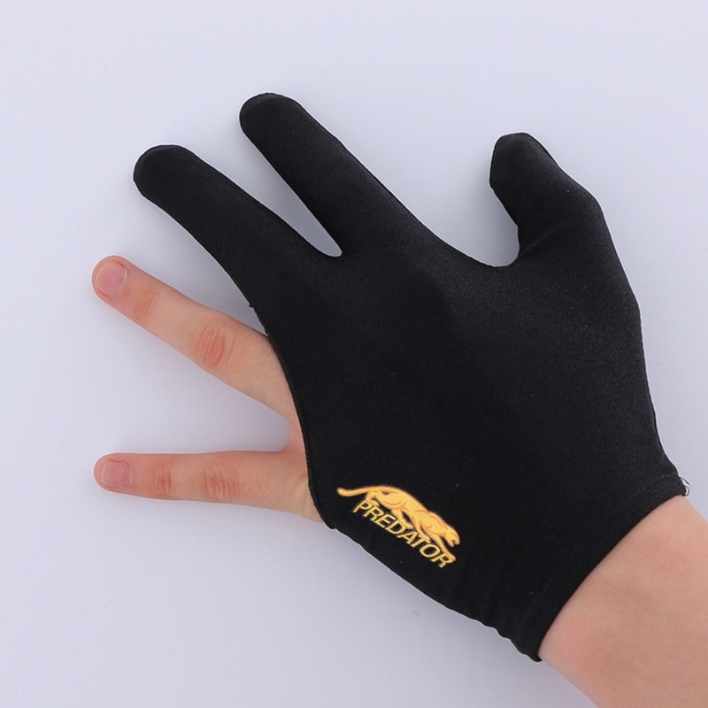 Elastic Snooker Gloves NonSlip Spandex Billiards Gloves Breathable Three Finger Open Gloves For Men 9