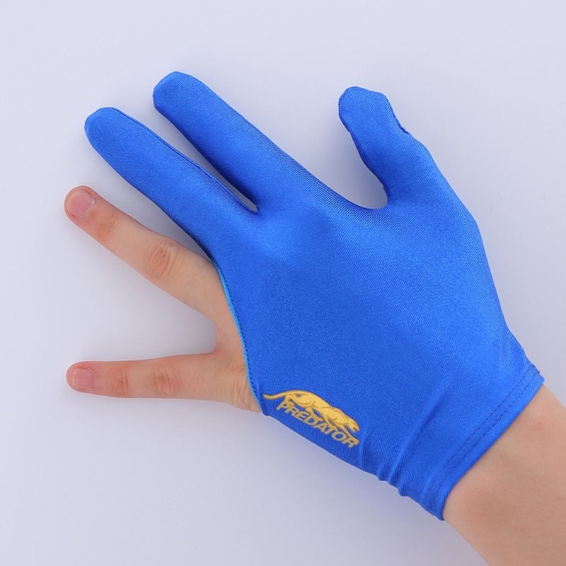 Elastic Snooker Gloves NonSlip Spandex Billiards Gloves Breathable Three Finger Open Gloves For Men 11