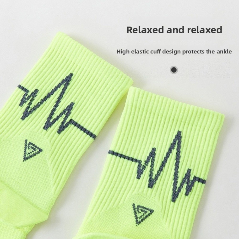 Breathable Striped Football Stocking, Moisture-Wicking Cycling Socks, New Professional Sports Socks for Adults