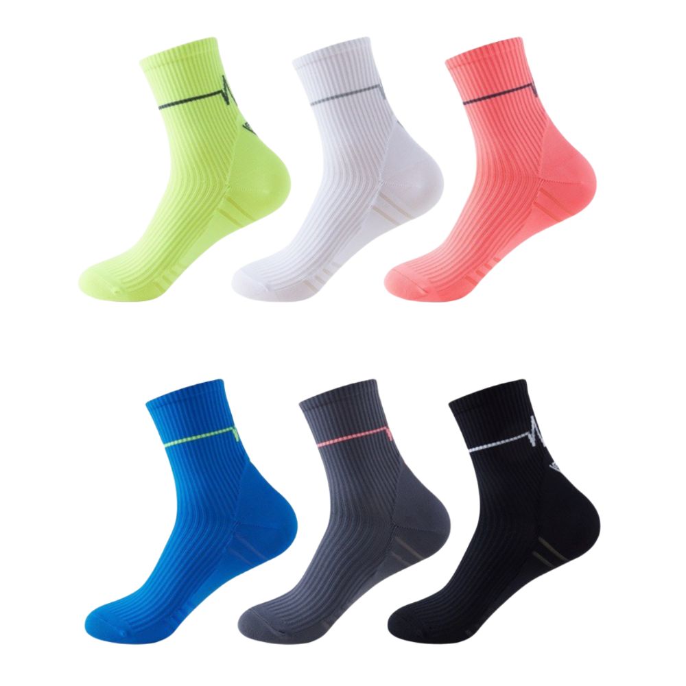 Breathable Striped Football Stocking, Moisture-Wicking Cycling Socks, New Professional Sports Socks for Adults