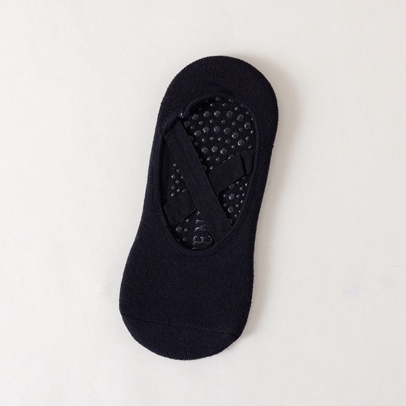 Cotton Yoga Socks for Women, Soft Breathable Anti-slip Pilates Socks, Backless Workout Socks