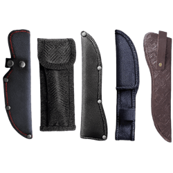 pocket leather sheath, waist belt buckle knife sheath, protective cover for belt knife, outdoor accessories