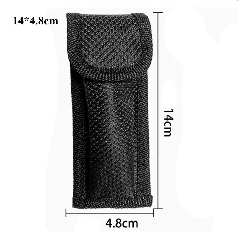 Pocket Leather Sheath, Waist Belt Buckle Knife Sheath, Protective Cover for Belt Knife, Outdoor Accessories