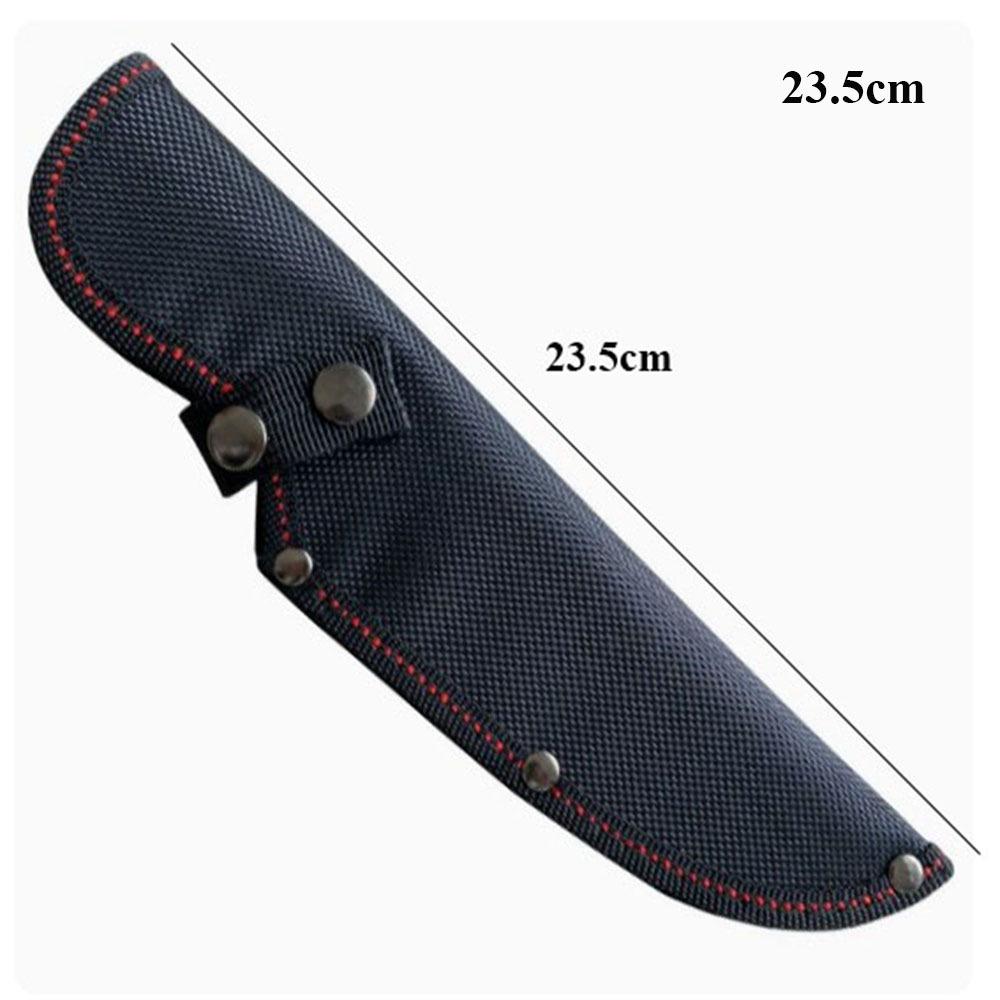 Pocket Leather Sheath, Waist Belt Buckle Knife Sheath, Protective Cover for Belt Knife, Outdoor Accessories