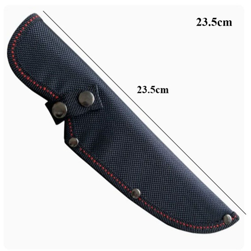 Pocket Leather Sheath, Waist Belt Buckle Knife Sheath, Protective Cover for Belt Knife, Outdoor Accessories
