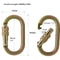 Alloy Steel Professional Safety Carabiner, Multicolors D Shape Key Hooks, Outdoor Ascend Tool