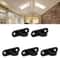 Thickened Stainless Steel Eye Plate Hook Oval Black Ceiling Hooks For Marine Use 2