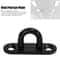 Thickened Stainless Steel Eye Plate Hook Oval Black Ceiling Hooks For Marine Use 4