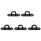 Thickened Stainless Steel Eye Plate Hook Oval Black Ceiling Hooks For Marine Use 6