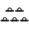 Thickened Stainless Steel Eye Plate Hook Oval Black Ceiling Hooks For Marine Use 8