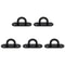 Thickened Stainless Steel Eye Plate Hook Oval Black Ceiling Hooks For Marine Use 8