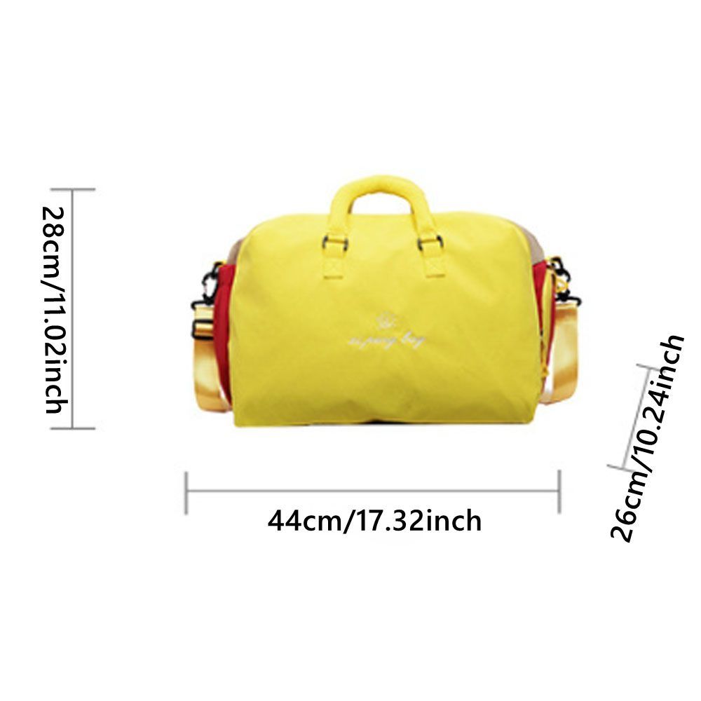 Travel Duffle Bag for Sports, Large Capacity Gym Bag with Shoes Compartment for Autumn Winter