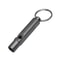 Mini Titanium Whistle, Portable Loud Lightweight Outdoor EDC Tool for Camping and Hiking