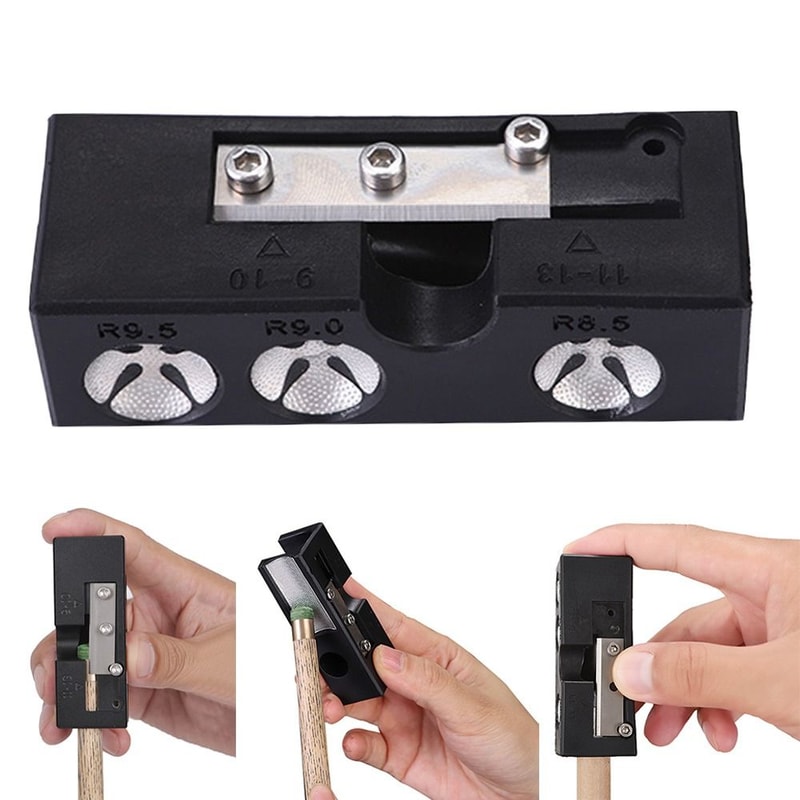 Pool Cue Tip Corrector, Effective Repair Billiards Device, Snooker Shaper, Billiard Repair Tool
