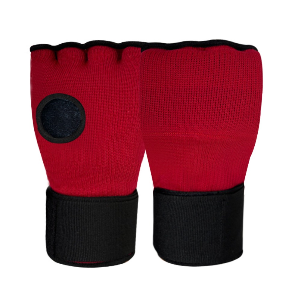 Gel Boxing Gloves, Breathable Thickened Sponge MMA Mitts, Long Wrist Strap for Muay Thai Training, Half Finger Punching