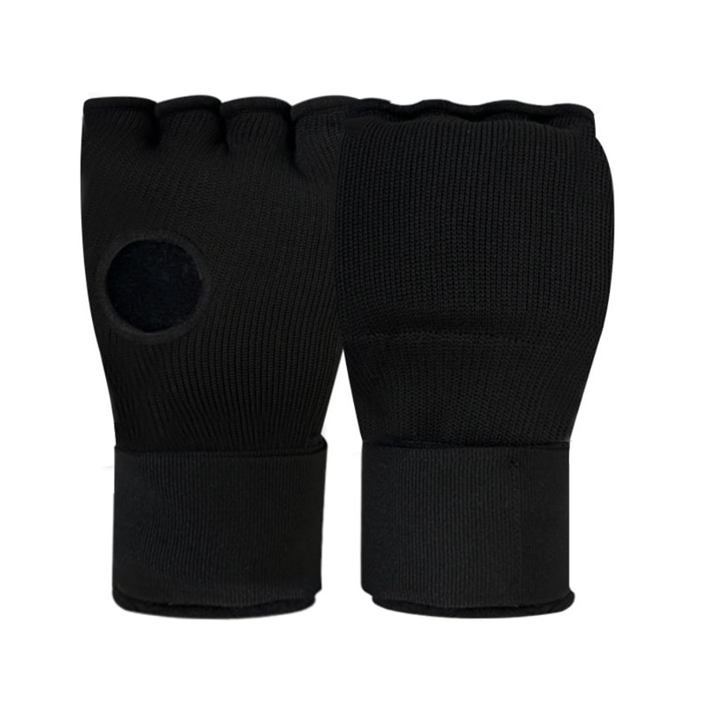 Gel Boxing Gloves, Breathable Thickened Sponge MMA Mitts, Long Wrist Strap for Muay Thai Training, Half Finger Punching