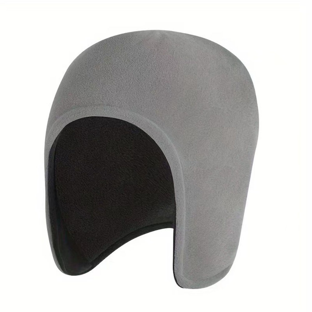 Warm Outdoor Windproof Fleece Ski Hat, Thermal Ear Warmer Cap for Cycling, Winter, and Camping Men Women
