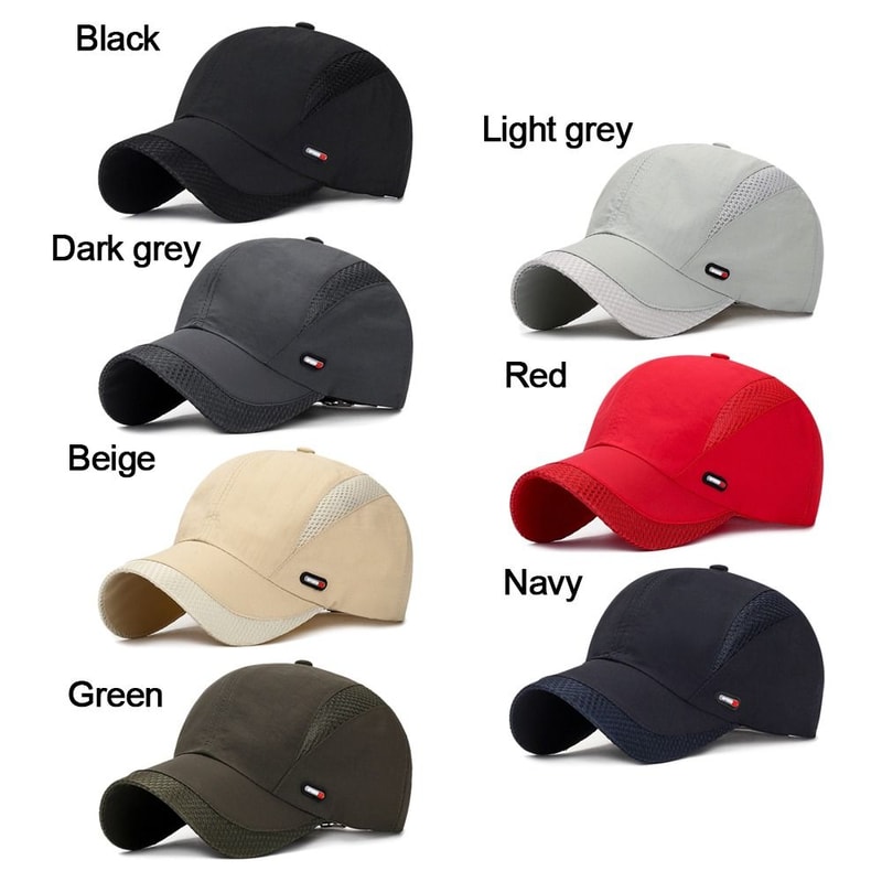 Cotton Snapback Hats Baseball Cap for Unisex, Outdoor Space Mesh Sun Hat