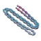 Manganese Steel Fixed Gear Chain, Durable Rainbow Single Speed Links, Premium Cycling Accessories for Bike Enthusiasts