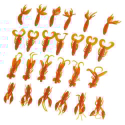 soft pvc worm crawfish lure, lobster bait, multiple sizes for fishing baits