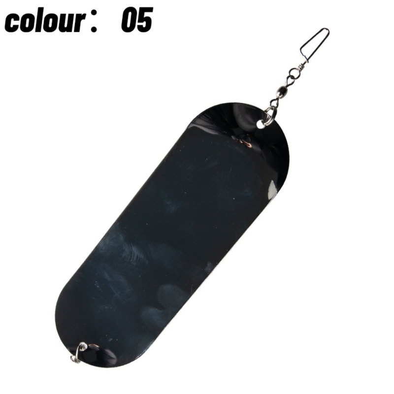Deep Metal Fishing Flasher Tlapia Trolling Lure Diver Plate For Sea Fishing 10